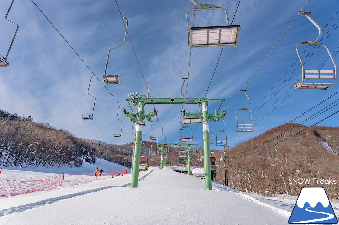 札幌藻岩山スキー場｜本日、雲一つ無い快晴！札幌藻岩山の全10コースの滑走にチャレンジ(^^)/